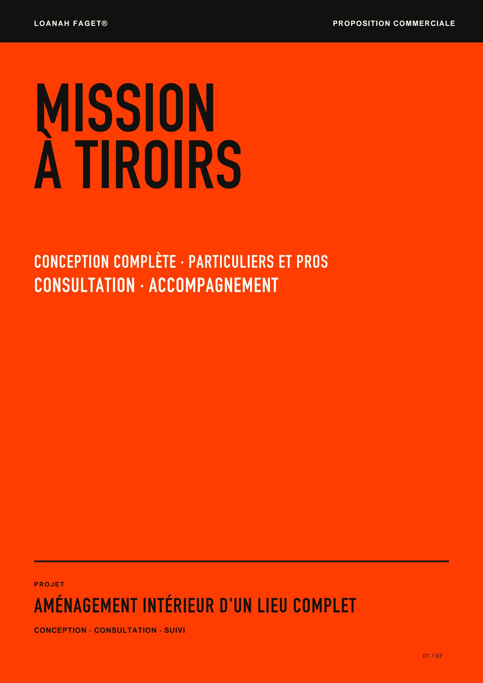 Couverture de la plaquette Mission à tiroirs